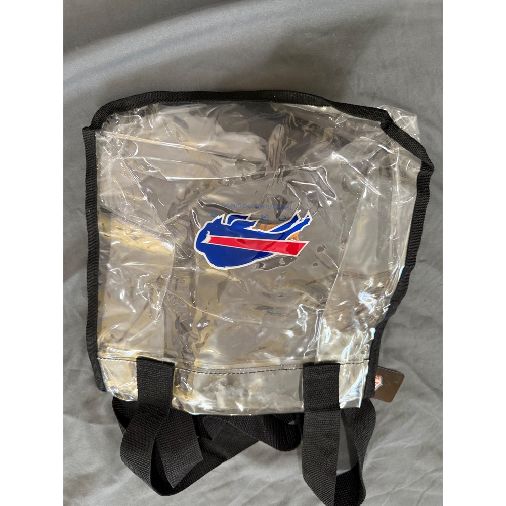 NFL Buffalo Bills Clear Stadium Tote Bag BlueRock Energy PVC NFBB5576R Clear